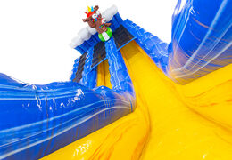 Inflatable waterglijbaan Waterslide D22 Hawai met tropisch thema met palmbomen kopen