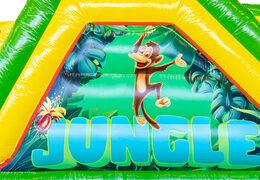 Stormbaan in thema Jungle voor kids kopen. Bestel opblaasbare stormbanen nu online bij JB Inflatables Nederland