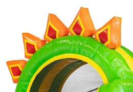 Stormbaan in thema Dino voor kids kopen. Bestel opblaasbare stormbanen nu online bij JB Inflatables Nederland