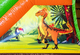 Bestel opblaasbare Mini Multiplay springkasteel in thema Dino voor kinderen. Opblaasbare springkastelen kopen bij JB Inflatables Nederland