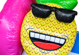 Koop opblaasbare Mini Multiplay springkasteel in thema Flamingo voor kinderen. Opblaasbare springkastelen te koop bij JB Inflatables Nederland