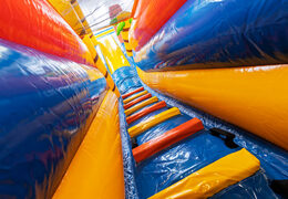 Multi Slide Caribbean  springkussen met glijbaan bestellen voor uw kinderen. Opblaasbare springkussens nu online kopen bij JB Inflatables Nederland