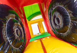Inflatable multi box springkasteel safari te koop