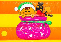 Circus thema springkasteel kopen