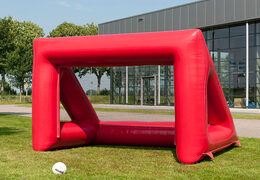Bestel opblaasbare rode voetbal goal in de afmeting als een zaalvoetbaldoel voor jong en oud. Koop opblaasbare voetbal goal nu online bij JB Inflatables Nederland 