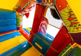 Binnenkant slide combo glijbaan in comic thema