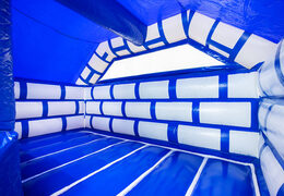 Overdekte springkussen Slide Combo Dubbelslide in thema kasteel online kopen JB