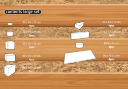 Inhoud van Softplay Large set in Farm thema online kopen