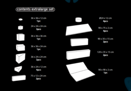 Inhoud van Softplay XL set in Pirate - Seaworld thema van JB Meppel bestellen