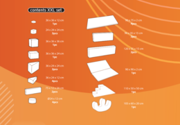 Inhoud van Softplay XXL set in Standaard thema JB Inflatables in Meppel