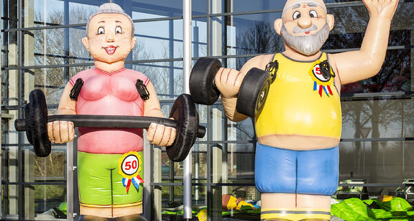 Opblaasbare sarah en abraham poppen kopen bij JB inflatables