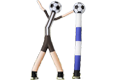 Voetbal skydancers en skytubes kopen als blikvanger op vereniging en bij wedstrijden