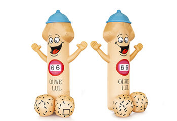 Opblaasbaar object jarige man