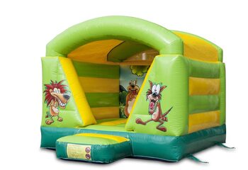 Mini overdekt jungle thema springkussen voor kids kopen. Bestel nu springkussens online bij JB Inflatables Nederland