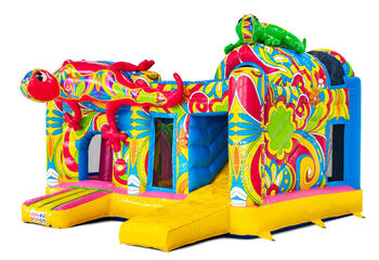 Geel roze blauw kleurrijke bloemenprints op Multiplay Ibiza JB Meppel