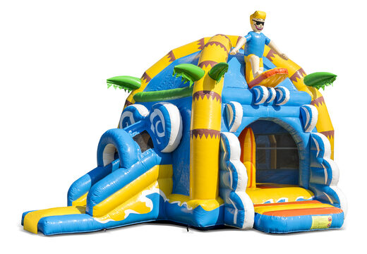 Bestel opblaasbaar multifun springkasteel met dak in thema nemo strand voor kinderen bij JB Inflatables Nederland. Koop springkastelen online bij JB Inflatables Nederland