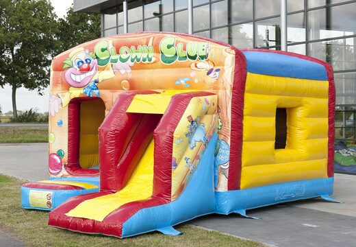 Clown opblaasbaar overdekt maxi multifun luchtkussen kopen voor kinderen. Bestel luchtkussens online bij JB Inflatables Nederland