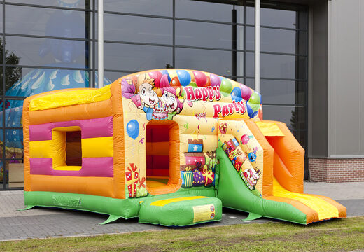 Feest opblaasbaar overdekt maxi multifun luchtkussen bestellen voor kinderen. Koop luchtkussens online bij JB Inflatables Nederland
