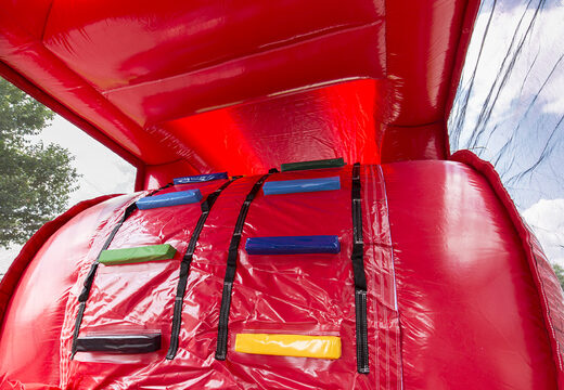 Koop opblaasbare 8 meter stormbaan met 3D-objecten in thema brandweer voor kids. Bestel opblaasbare stormbanen nu online bij JB Inflatables Nederland