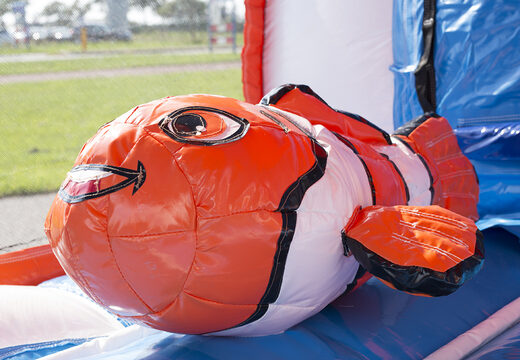 Seaworld stormbaan met 3D-objecten voor kids bestellen. Koop opblaasbare stormbanen nu online bij JB Inflatables Nederland