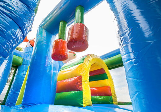 Bestel middelmatig opblaasbare multiplay springkasteel in seaworld thema met glijbaan voor kinderen. Koop opblaasbare springkastelen online bij JB Inflatables Nederland