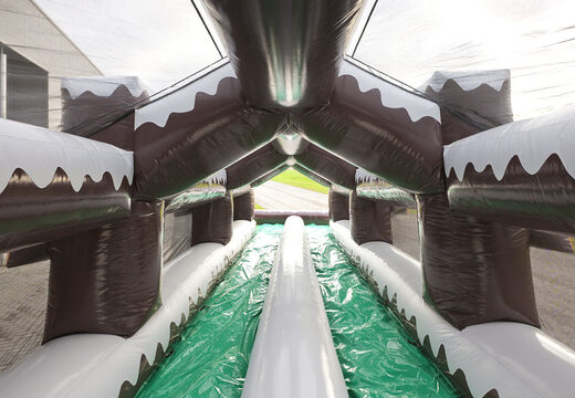 Haal opblaasbare dubbel rollerslide in thema winter voor zowel jong als oud. Koop opblaasbare winterattracties nu online bij JB Inflatables Nederland 