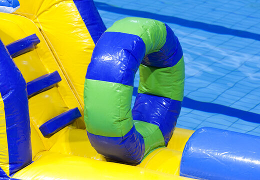 Bestel lange opblaasbare dolfijn run glijbaan met leuke objecten voor zowel jong als oud. Koop opblaasbare zwembadspelen nu online bij JB Inflatables Nederland