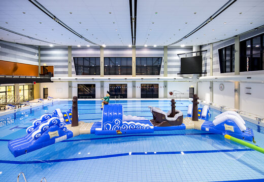 Koop een dubbele opblaasbare piratenrun stormbaan voor kids. Bestel opblaasbare waterattracties nu online bij JB Inflatables Nederland