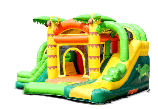 Bestel mini opblaasbare jungle luchtkussen met glijbaan voor kinderen. Koop opblaasbare luchtkussens online at JB Inflatables Nederland 