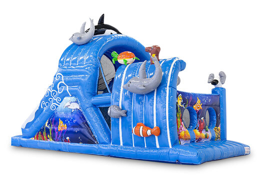 Opblaasbare mini seaworld 9m stormbaan bestellen voor kinderen. Koop opblaasbare stormbanen nu online bij JB Inflatables Nederland