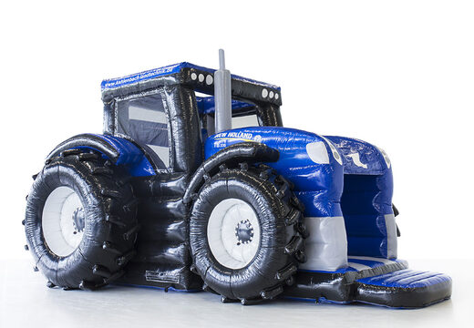 Maatwerk new holland tractor springkastelen opblaasbaar bestellen bij JB Inflatables Nederland. Vraag nu gratis ontwerp aan voor opblaasbare luchtkussens in eigen huisstijl
