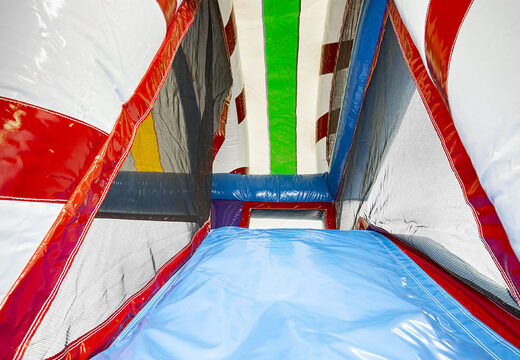 Multiplay candyworld springkasteel bestellen voor kinderen. Koop opblaasbare springkastelen online bij JB Inflatables Nederland