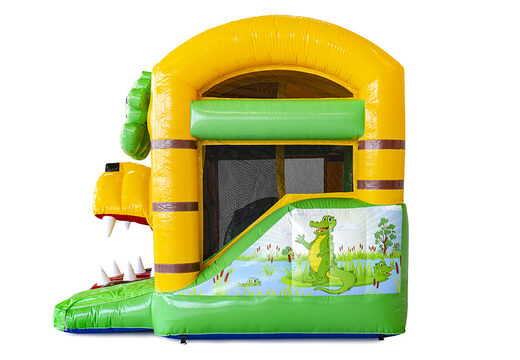 Bestel mini opblaasbare jungleworld luchtkussen met glijbaan voor kinderen. Koop opblaasbare luchtkussens online at JB Inflatables Nederland 