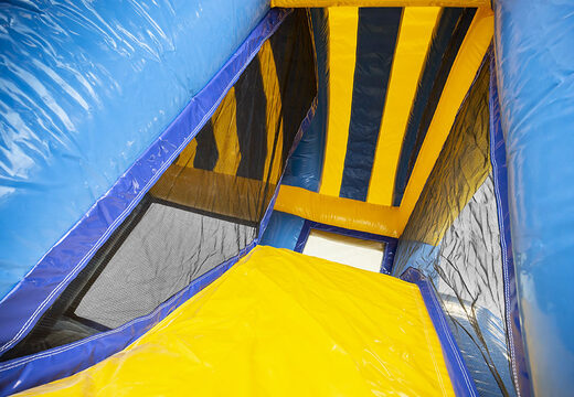 Springkussen in thema seaworld met een glijbaan kopen voor kinderen. Bestel opblaasbare springkussens online bij JB Inflatables Nederland