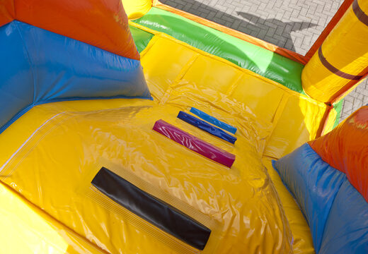 Bestel middelmatig opblaasbare multiplay springkasteel in piratenschip thema met glijbaan voor kinderen. Koop opblaasbare springkastelen online bij JB Inflatables Nederland