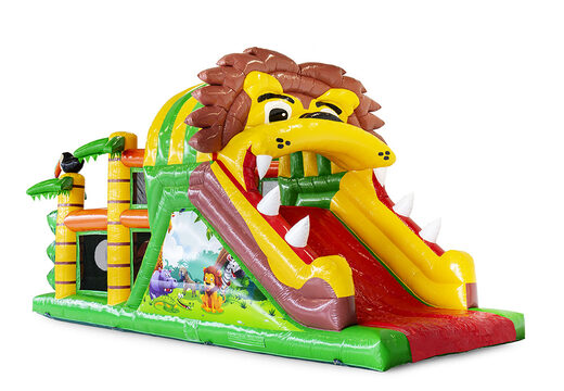 Bestel 9 meter lange opblaasbare jungle stormbaan voor kids. Koop opblaasbare stormbanen nu online bij JB Inflatables Nederland