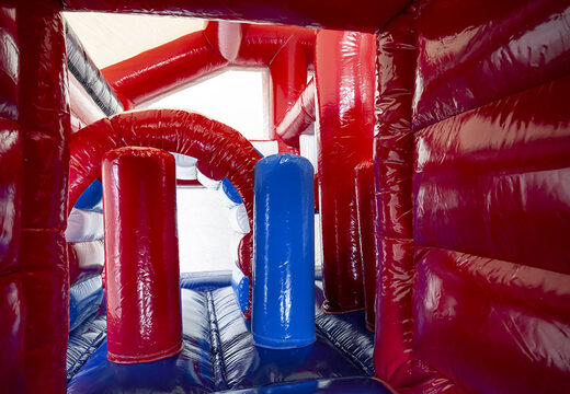 Bestel medium opblaasbare brandweer springkasteel met glijbaan voor kinderen. Koop opblaasbare springkastelen online at JB Inflatables Nederland 