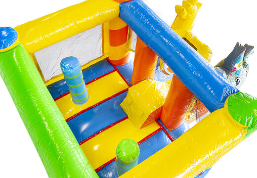 Bestel mini opblaasbare multiplay feest luchtkussen met glijbaan voor kinderen. Koop opblaasbare luchtkussens online at JB Inflatables Nederland 