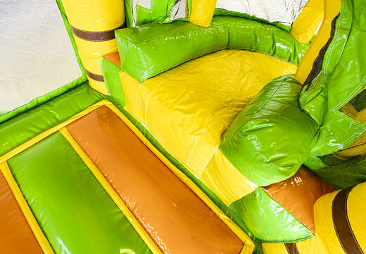 Bestel mini opblaasbare jungle luchtkussen met glijbaan voor kinderen. Koop opblaasbare luchtkussens online at JB Inflatables Nederland 