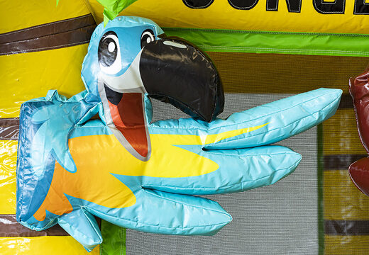 Mini met slide jungle springkasteel bestellen voor kinderen. Koop opblaasbare springkastelen online bij JB Inflatables Nederland