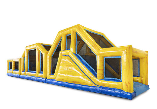 Modulaire marble stormbaan, 19meter lang met passende 3D objecten en dubbele parcours in verschillende thema's kopen voor kinderen. Bestel opblaasbare stormbanen nu online bij JB Inflatables Nederland
