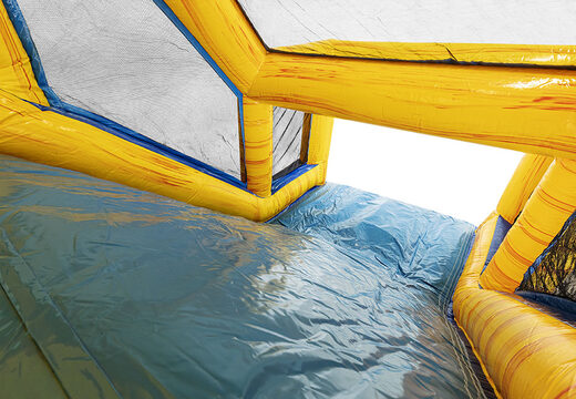 Koop modulaire 19m lange stormbaan in marble thema met passende 3D objecten voor kids. Bestellen opblaasbare stormbanen nu online bij JB Inflatables Nederland