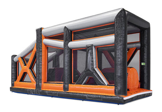 Opblaasbare 40-delige giga modulaire Ball Hopper hindernisbaan kopen voor kinderen. Bestel opblaasbare stormbanen nu online bij JB Inflatables Nederland
