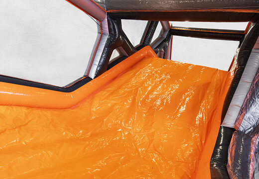 Haal uiw Big Log Slide stormbaan met obtakels voor kinderen nu online. Bestel opblaasbare stormbanen bij JB Inflatables Nederland