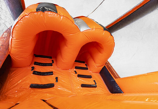 Opblaasbare 40-delige giga modulaire Tunnelslide hindernisbaan kopen voor kinderen. Bestel opblaasbare stormbanen nu online bij JB Inflatables Nederland