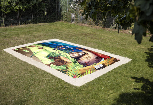 Op maat gemaakte opblaasbare airmountain in thema sprookje kopen. Bestel opblaasbare springbergen nu online bij JB Inflatables Nederland