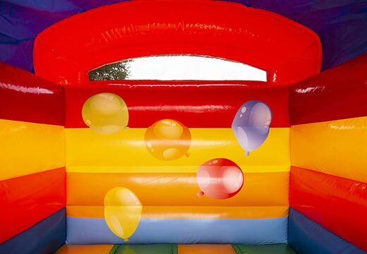 Klein opblaasbaar overdekt springkasteeL te koop in thema feest voor kinderen. Koop springkastelen online bij JB Inflatables Nederland