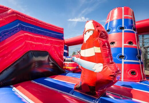 Springkussen in thema brandweer met een glijbaan kopen voor kids. Koop springkussens online bij JB Inflatables Nederland