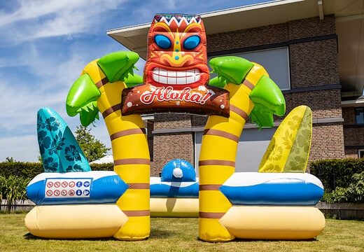 Bubble boarding park springkussen met een schuimkraan voor kinderen bestellen. Koop opblaasbare springkussens online bij JB Inflatables Nederland