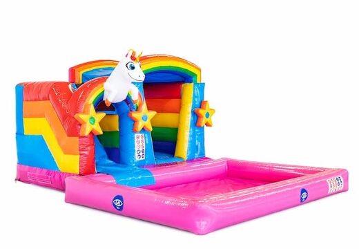 Multifunctioneel unicorn springkasteel kopen bij JB Inflatables Nederland. Bestel springkussens online bij JB Inflatables Nederland